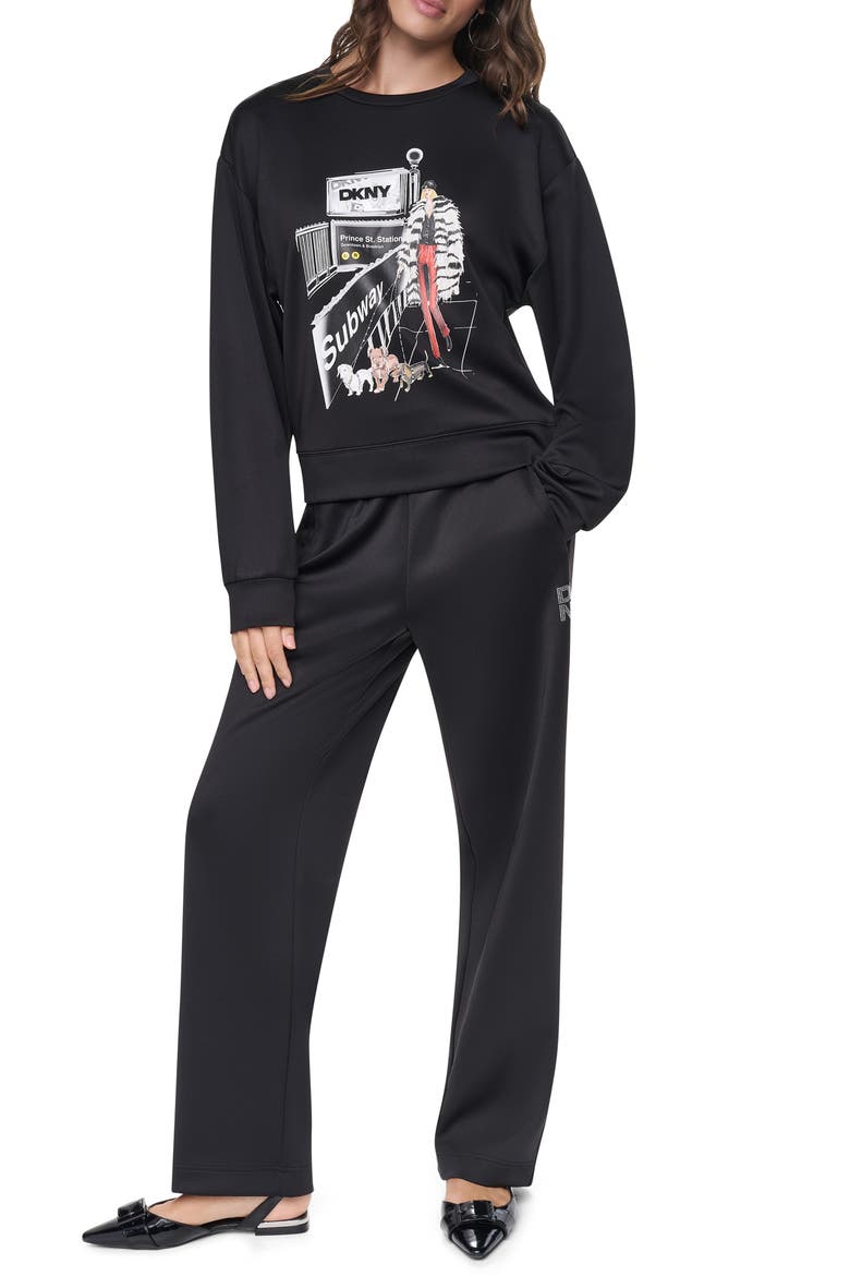 Prince Station Sweatshirt, Alternate, color, BLACK