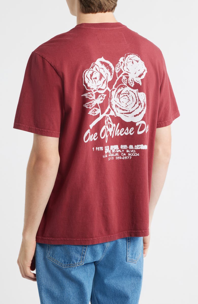 ONE OF THESE DAYS Sweet Jane Graphic T-Shirt, Alternate, color, Hard Washed Burgundy