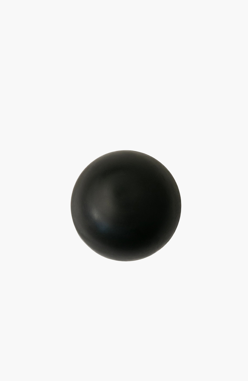 Summer Solace Tallow Gardeners Activated Charcoal Sphere Soap In Black
