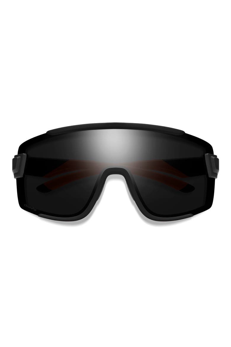 Wildcat 135mm ChromaPop™ Shield Sunglasses, Main, color, SALT HAZE/ ROSE GOLD