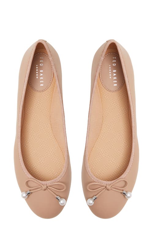 Ted Baker Ava Icon Ballet Flat In Pink