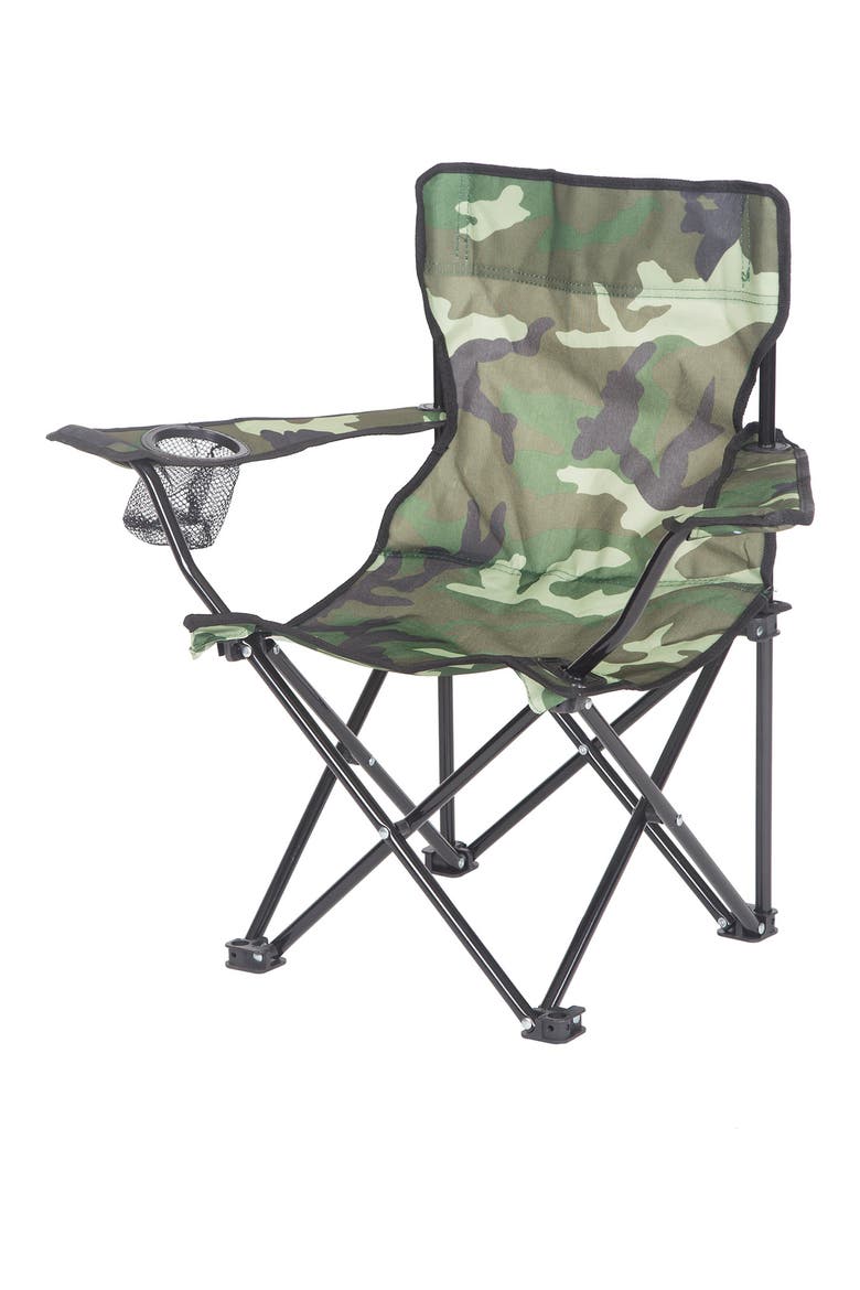 Camo Tent, Chair and Sleeping Bag Set, Alternate, color, GREEN