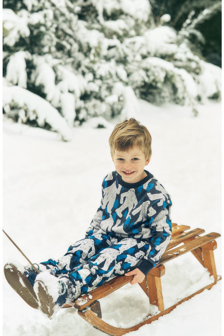 Kids' Yeti Print Cotton Joggers, Alternate, color, YETI