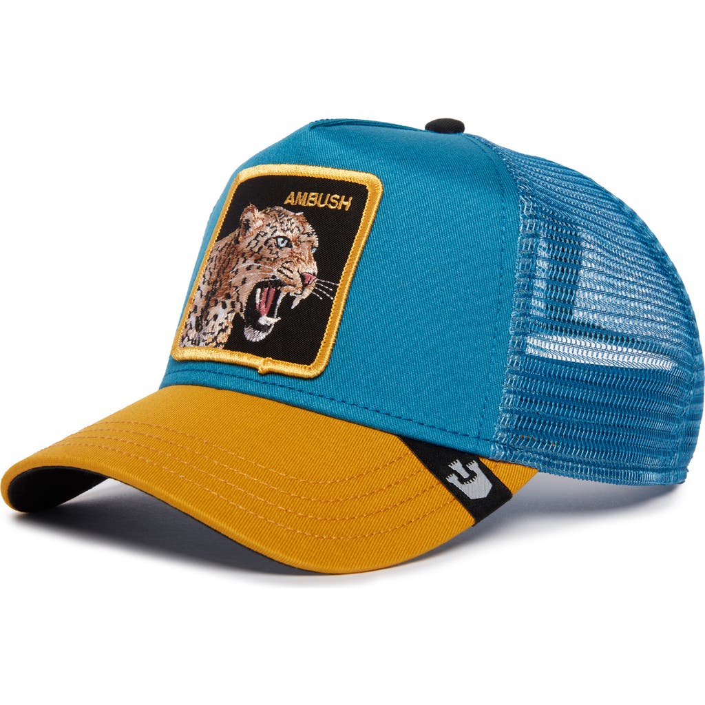 Goorin Bros . The Ambush Jaguar Snapback Trucker Hat In Blue