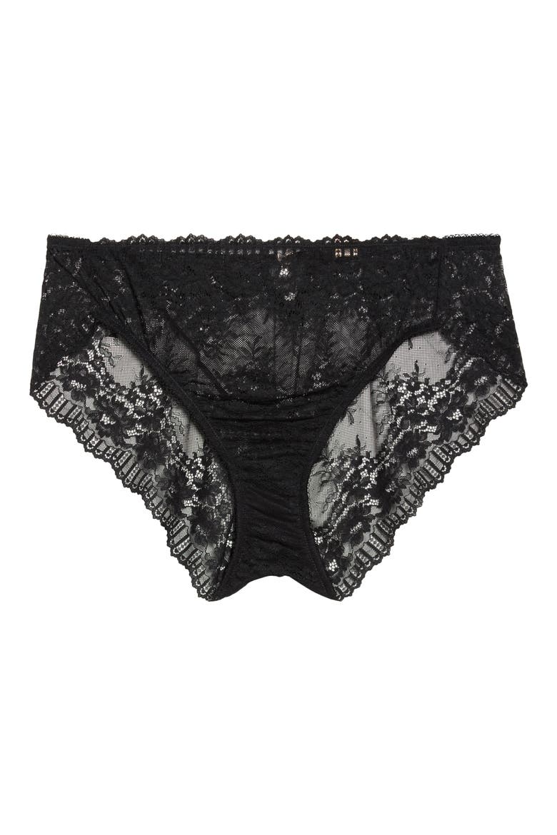Floradora High Cut Briefs, Alternate, color, BLACK
