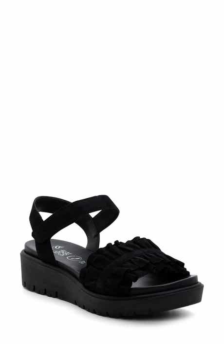 ara Benton Ruffle Platform Sandal