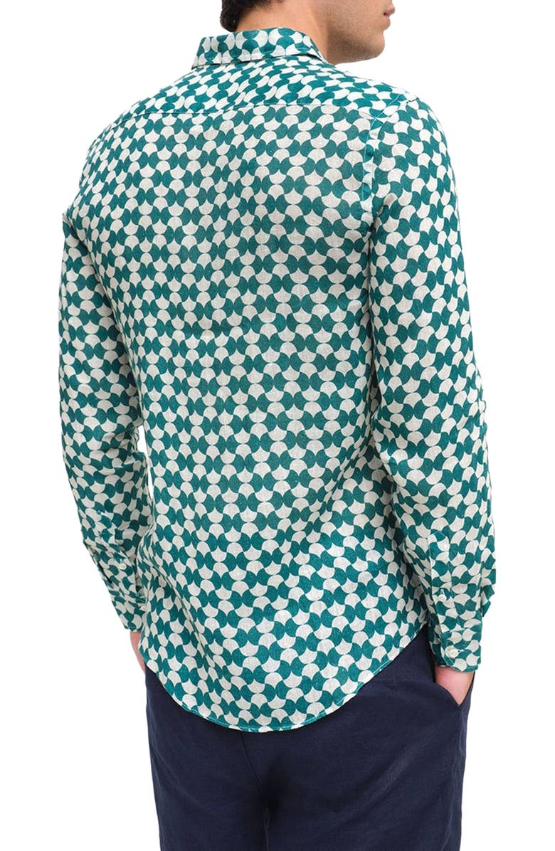 Peninsula Swimwear Soffi Linen Shirt, Alternate, color, Multicolor