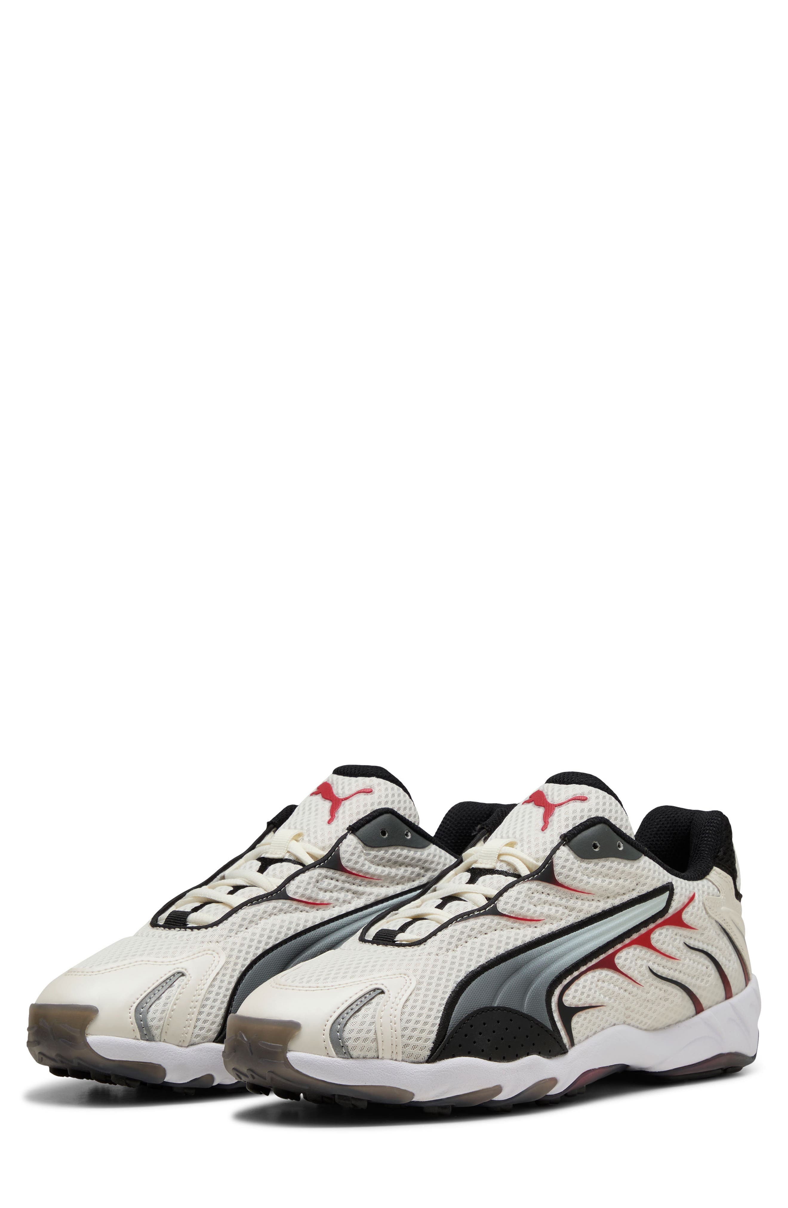 Inhale Sneaker, Alternate, color, WARM WHITE/ FOR ALL TIME RED