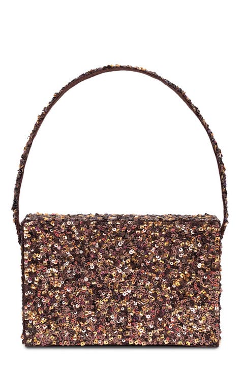 Sequin Box Clutch
