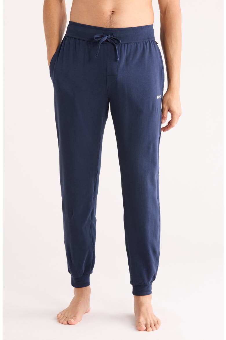 Cotton Blend Lounge Pants, Main, color, NAVY