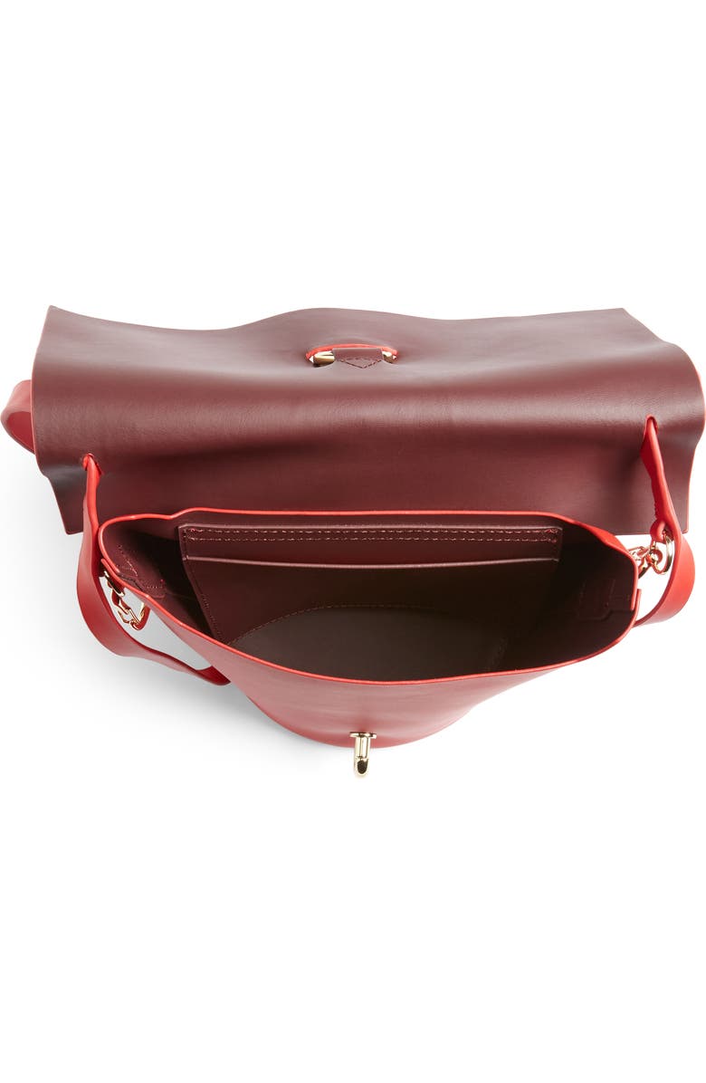 ZAC Zac Posen Belay Leather Crossbody Bucket Bag, Alternate, color,