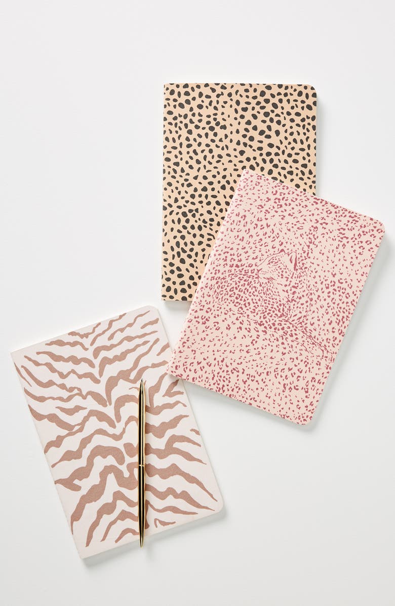Anthropologie Home Anthropologie Animalia Set of 3 Journals, Main, color,