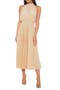 Pleated Midi Dress