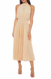 Marina Pleated Midi Dress