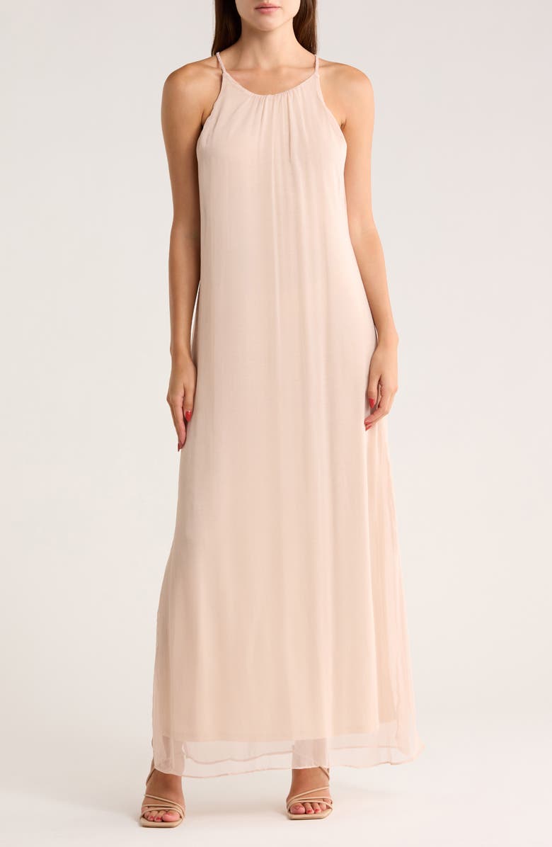 matty m. Cami Maxi Dress, Main, color, Ballet