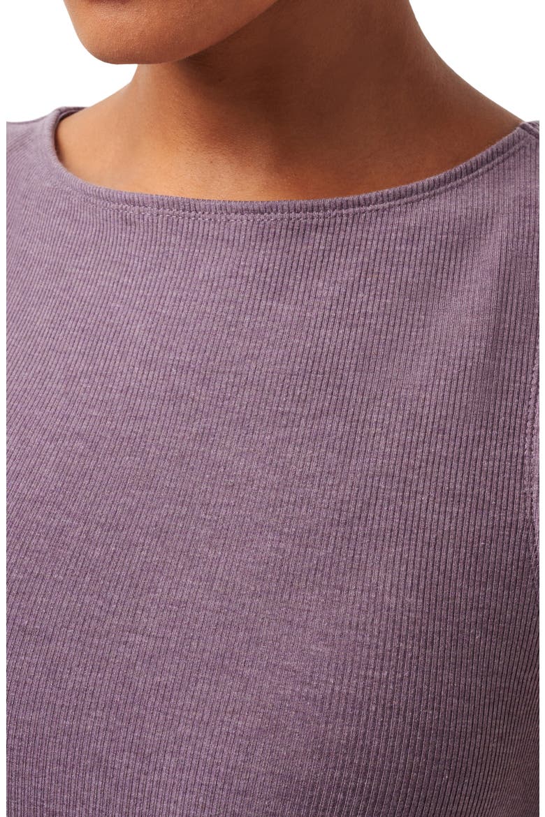 Hadley Wood Sleeveless Rib Midi Dress, Alternate, color, HEATHER MOONSCAPE