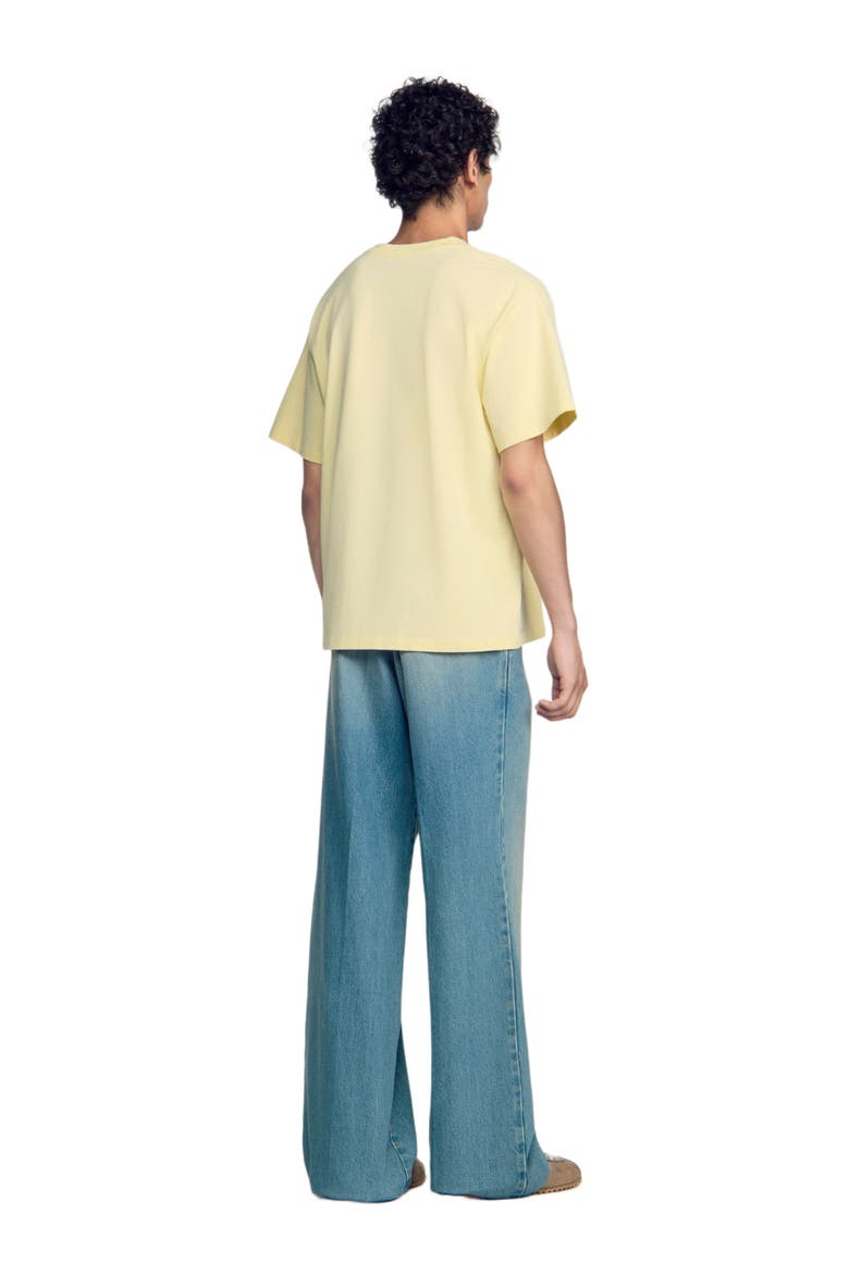 Oversized T-shirt, Alternate, color, Souffre