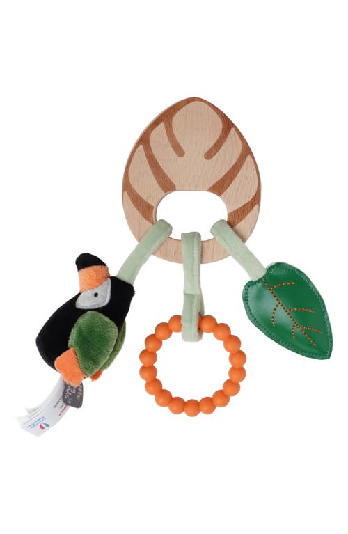Little Big Friends Jungle Wooden Rattle in Multi  product