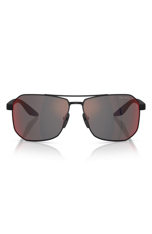 Prada Full Frame Sunglasses In Gray
