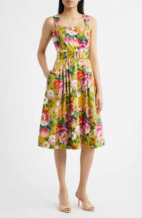 Floral Print Fit & Flare Sundress
