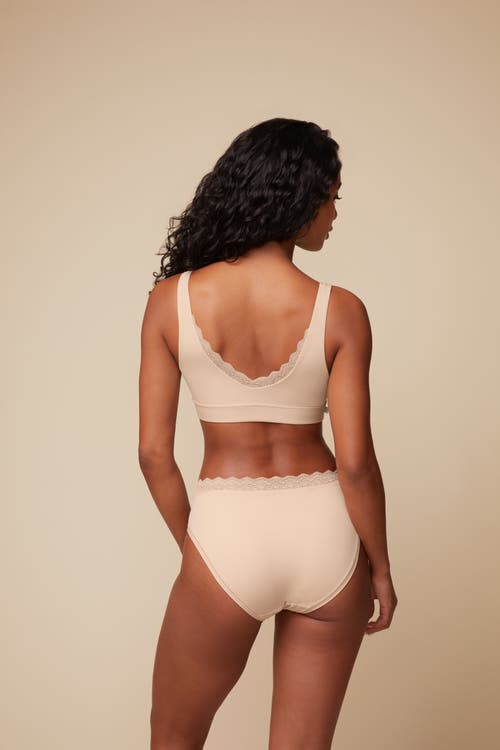 Harper Wilde Bliss Lace Bralette In Beige