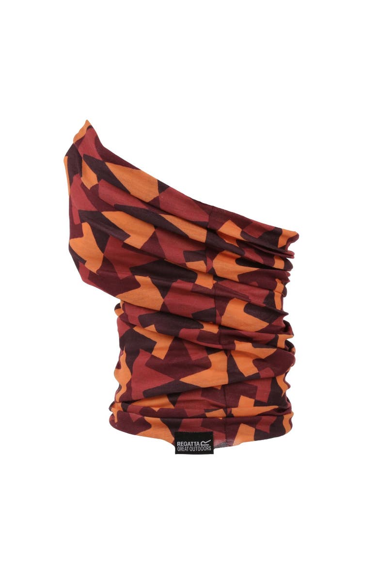 Childrens/Kids Printed Multi-Purpose Neck Warmer, Main, color, Mineral Red
