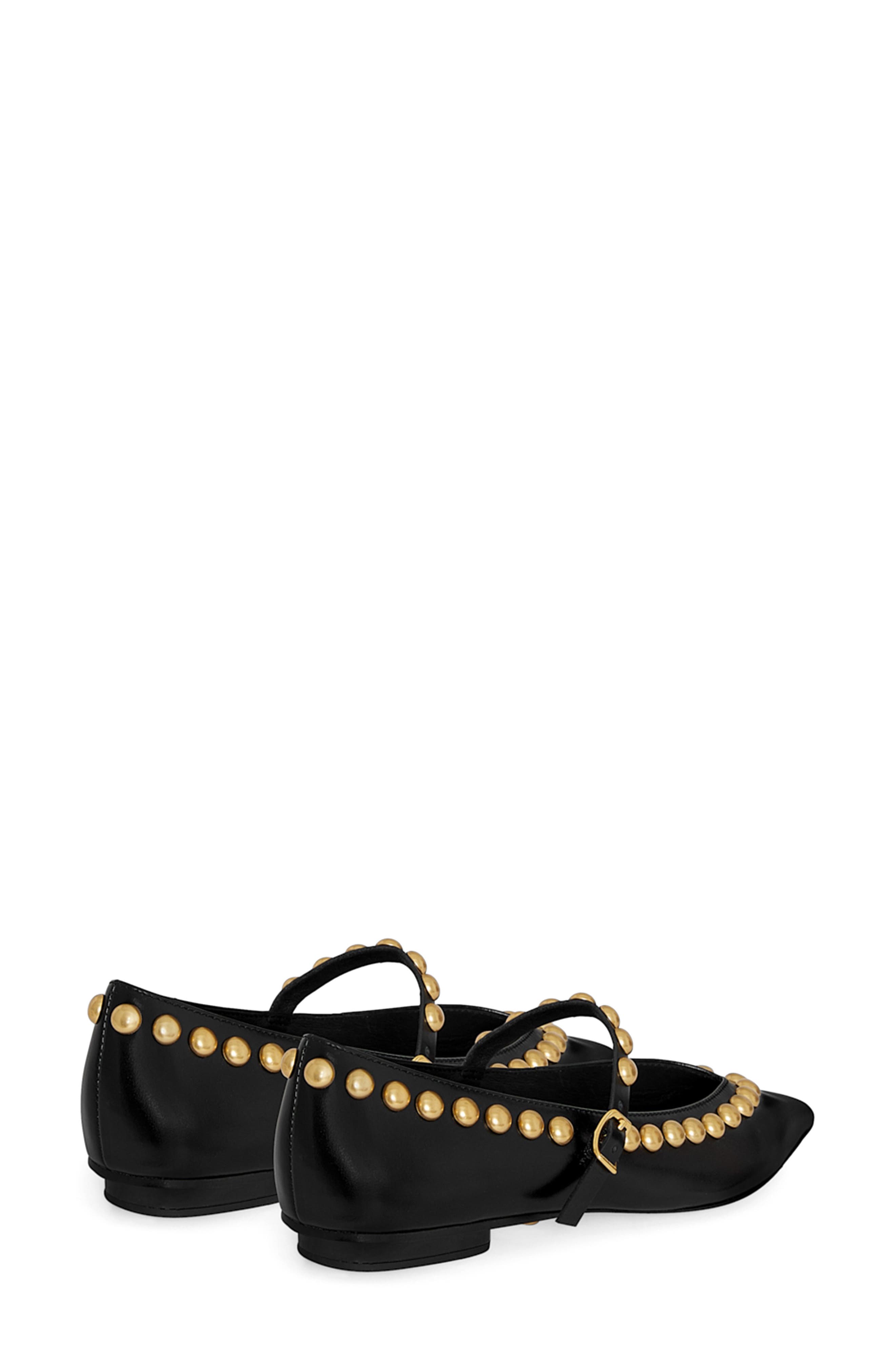 Rebecca Minkoff Milan Studded Mary Jane Flat, Alternate, color, 