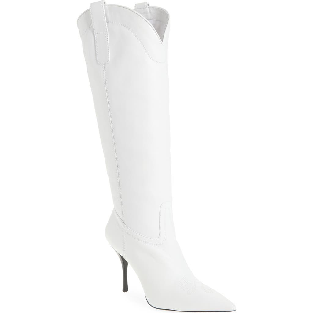 Stuart Weitzman Outwest Knee High Pointed Toe Boot