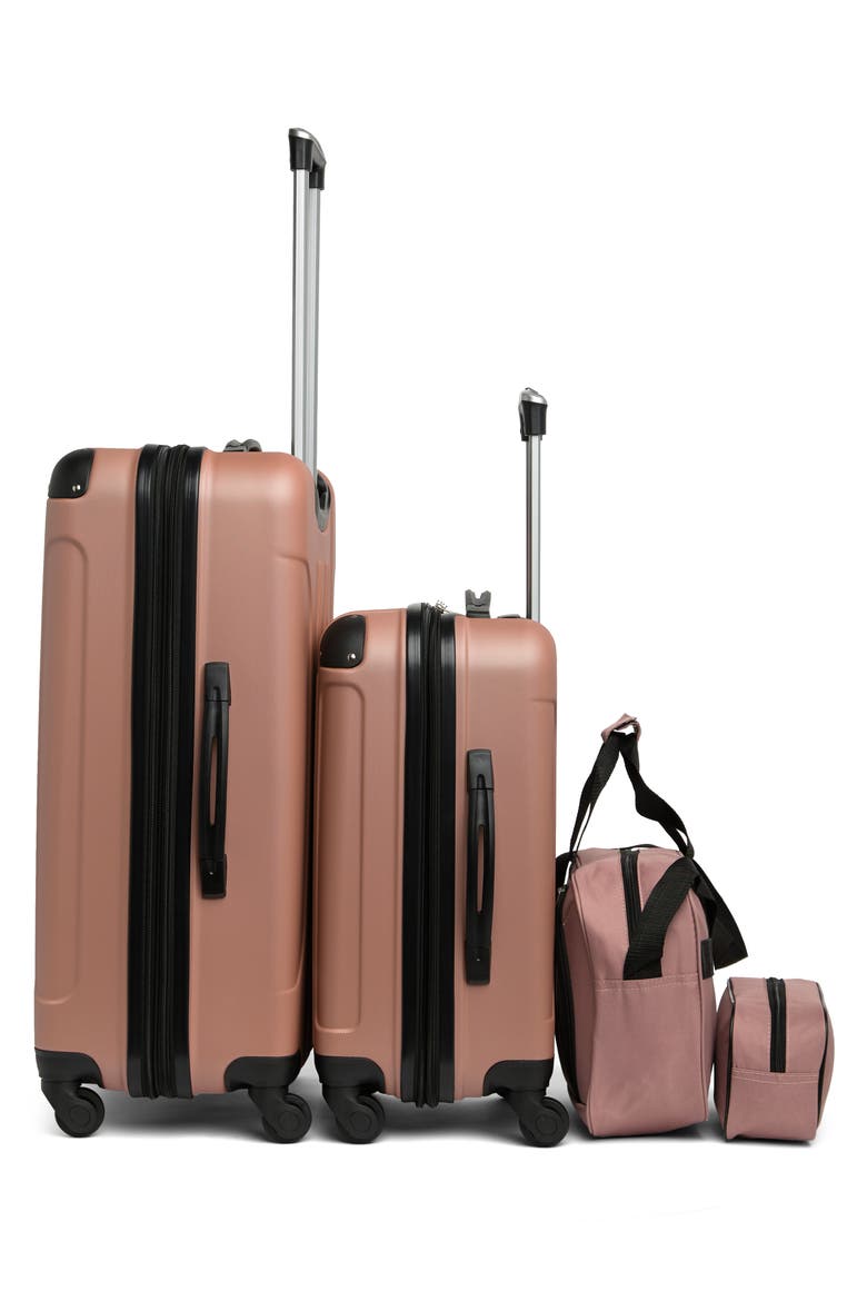 Colorado Four-Piece Luggage Set, Alternate, color, BLUSH