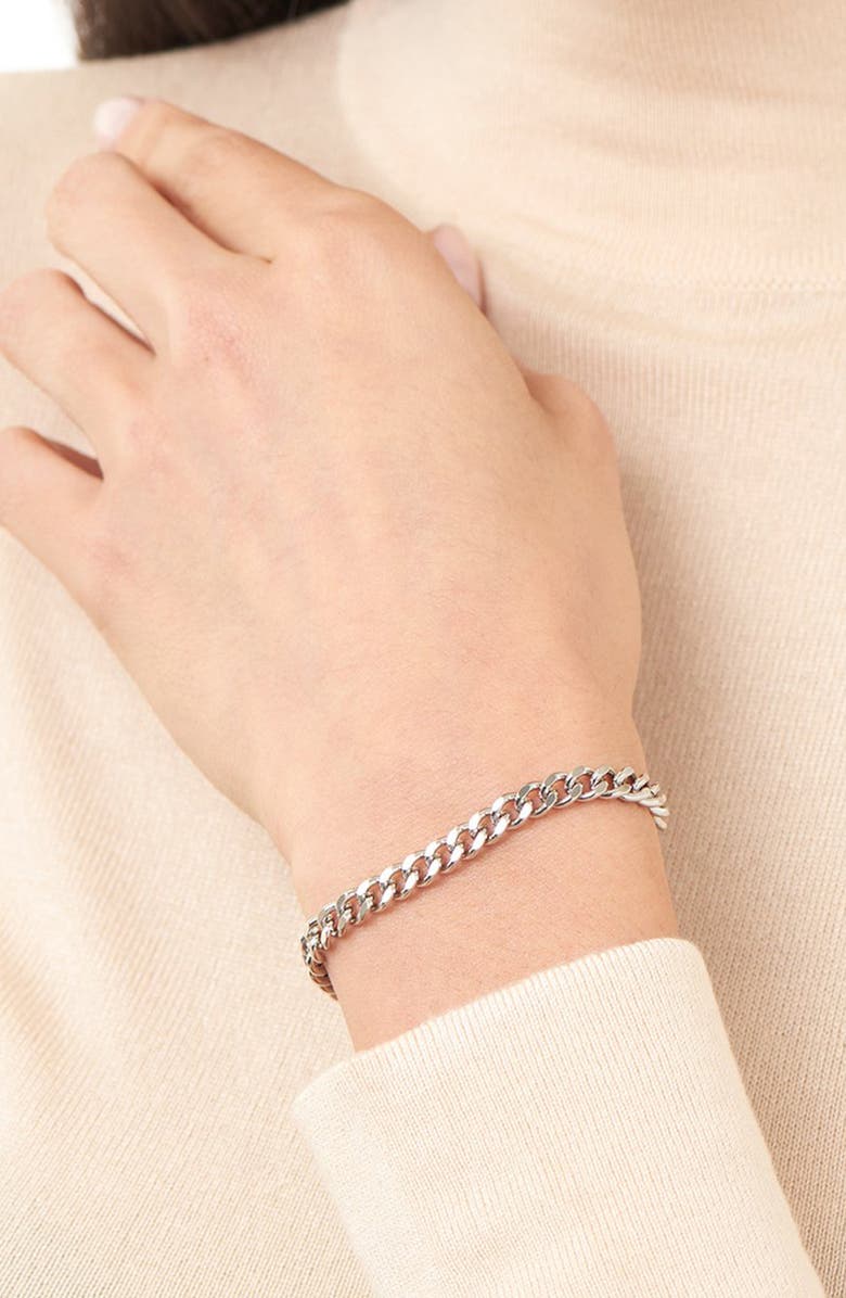 Sterling Forever Chain Link Bolo Bracelet, Alternate, color, 