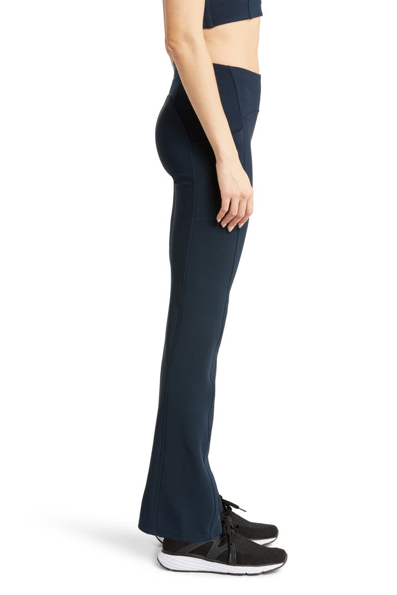 Interlude Rib High Waist Pocket Leggings, Alternate, color, NAVY SAPPHIRE