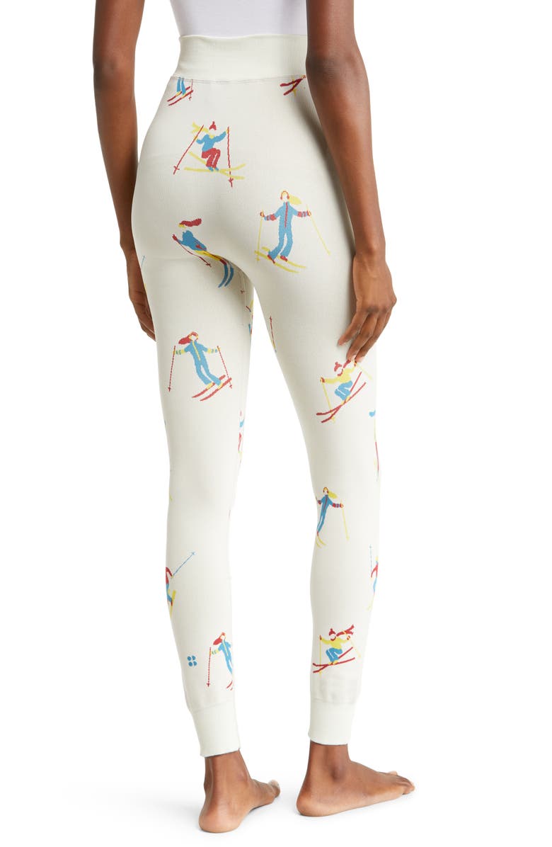 Sweaty Betty Ski Jacquard Base Layer Leggings, Alternate, color, 