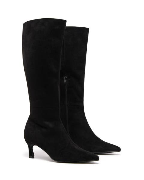 Dove Pointed Toe Tall Boot