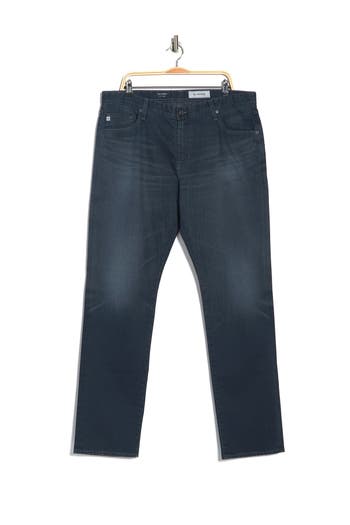 Ag Everett Slim Straight Jeans In Blue