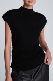 Kenneth Cole Asymmetrical Mock Neck Sweater