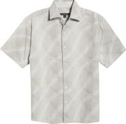 Robert Barakett Atheon Stripe Short Sleeve Button-Up Shirt