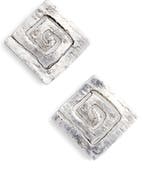 Karine Sultan Square Stud Earrings