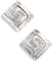 Karine Sultan Square Stud Earrings