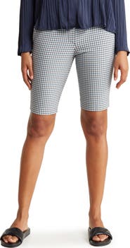 Theory Trecca Check Shorts