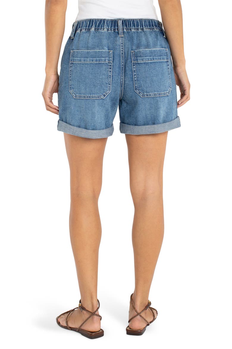 Cuffed Denim Shorts, Alternate, color, ISLA VISTA