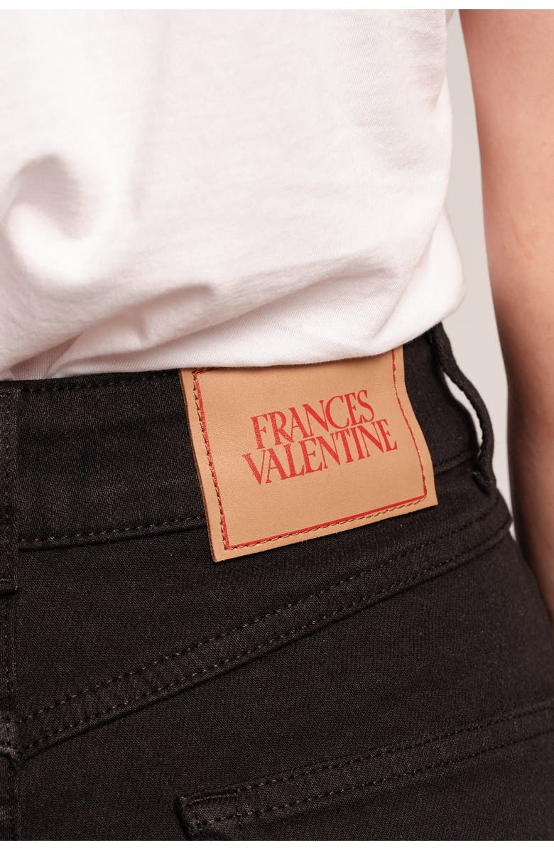 Frances Valentine Ace Jean Solid Stretch Denim, Alternate, color, Black