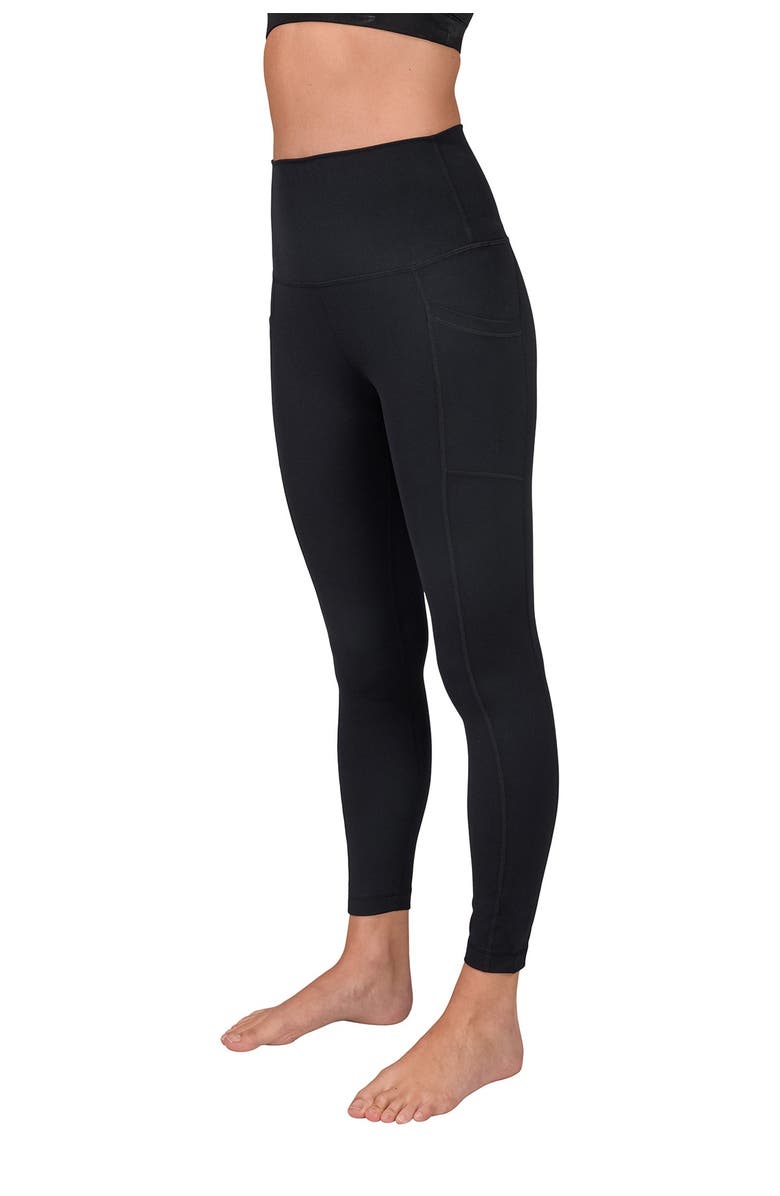 90 DEGREE BY REFLEX Superflex High Rise Elastic Free Pocket Ankle Leggings, Alternate, color, 