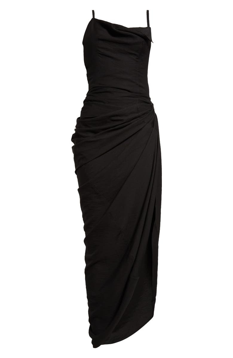 Jacquemus La Robe Saudade Asymmetric Maxi Dress, Alternate, color,