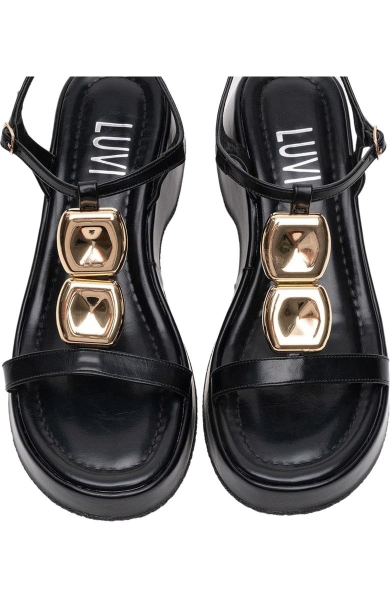 Prologue Shoes Kerry Buckle Platform Sandal, Alternate, color,