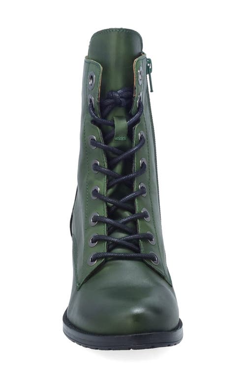 Miz Mooz Juke Lace Up Bootie In Green