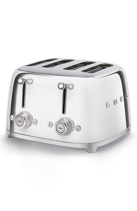 
50s Retro Style 4-Slice Toaster