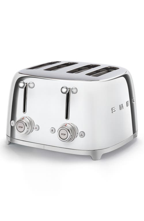 smeg '50s Retro Style 4-Slice Toaster in Polished Stainless Steel  product