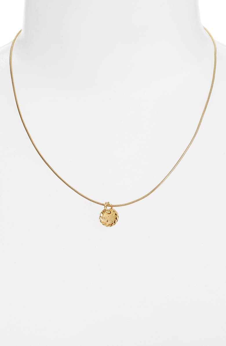 Crisobela Jewelry La Maga Morena Coin Pendant Necklace, Alternate, color,