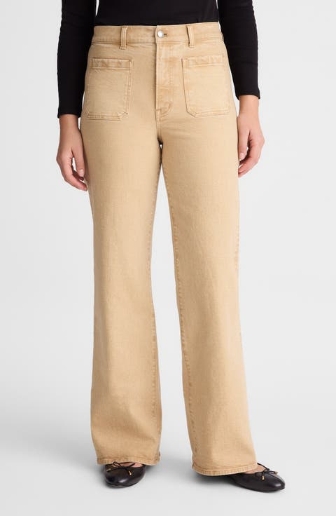 The Emmy Patch Pocket Wide Leg Pants
