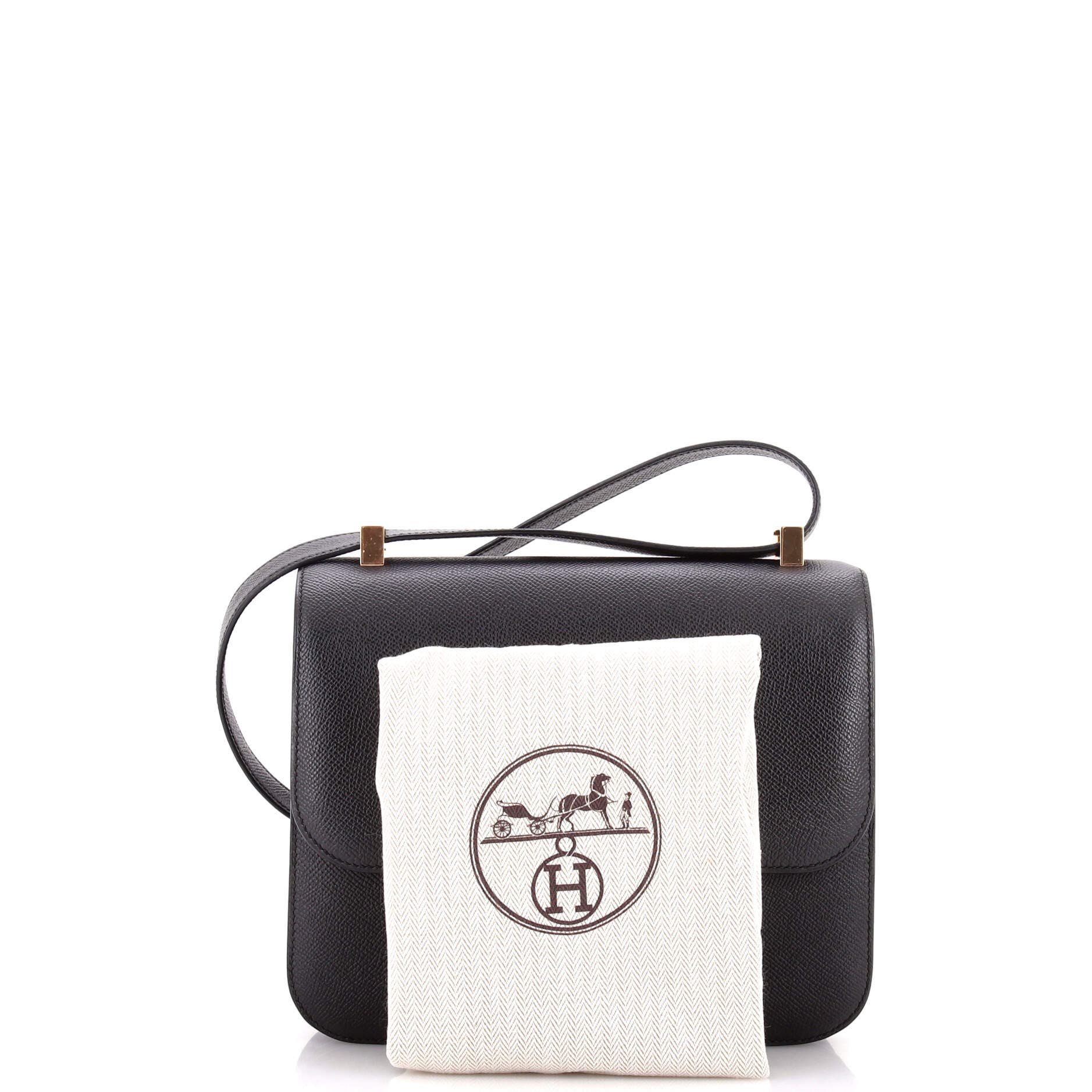 Pre-Owned Hermes Constance Bag Epsom 24, Alternate, color, Noir
